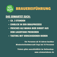 Lade das Bild in den Galerie-Viewer, BRAUEREIFÜHRUNG | 18. Juni
